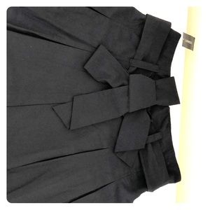 Black flare skirt from Express